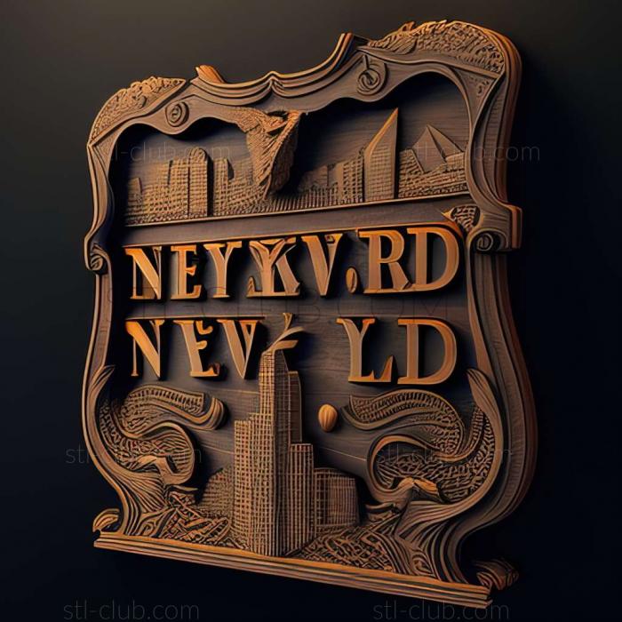 3D model Newark in the United States (STL)